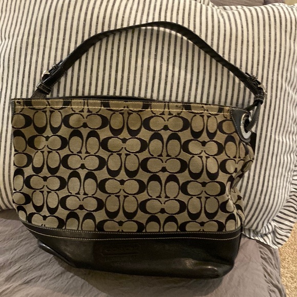 Coach clearance black and gray - Picture 1 of 6